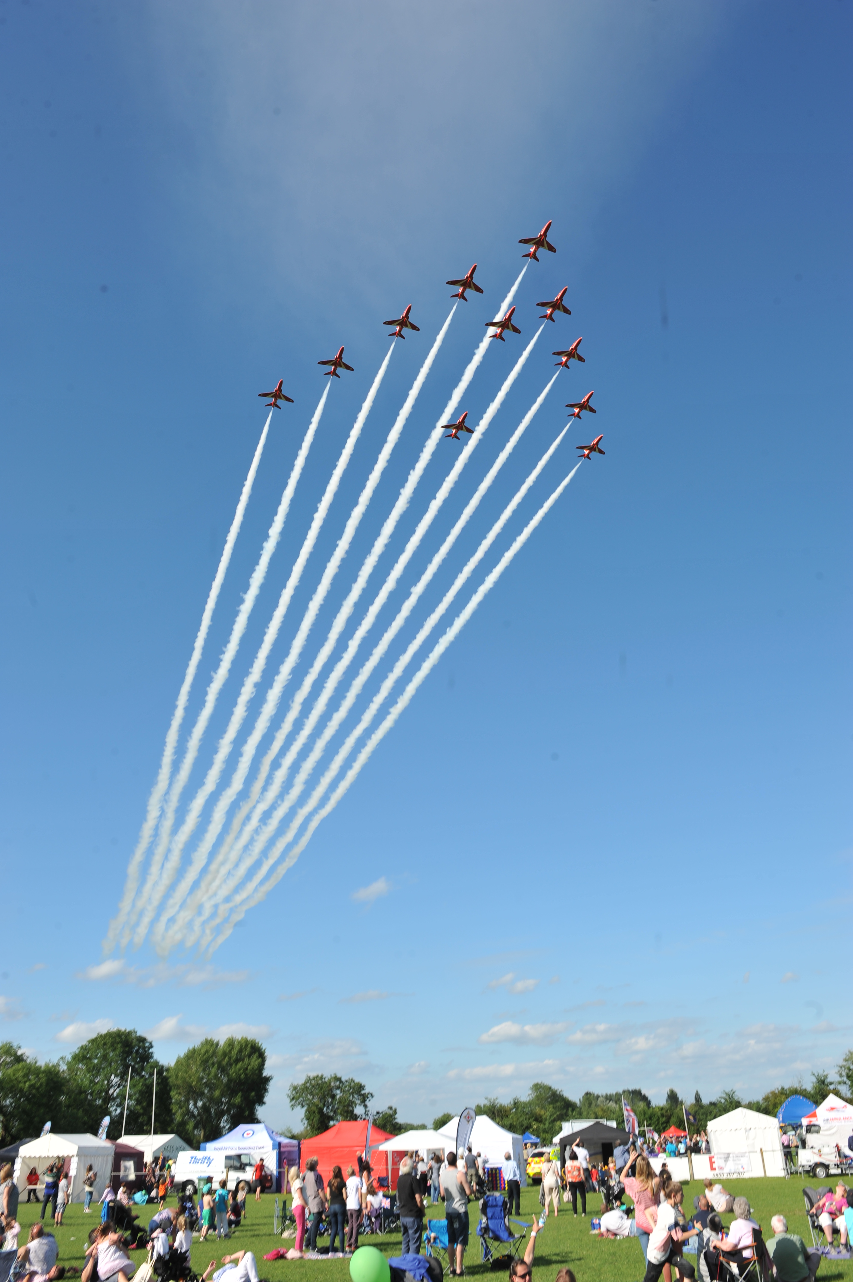 Red Arrows at Buckinghamshire & Milton Keynes Armed Forces Day