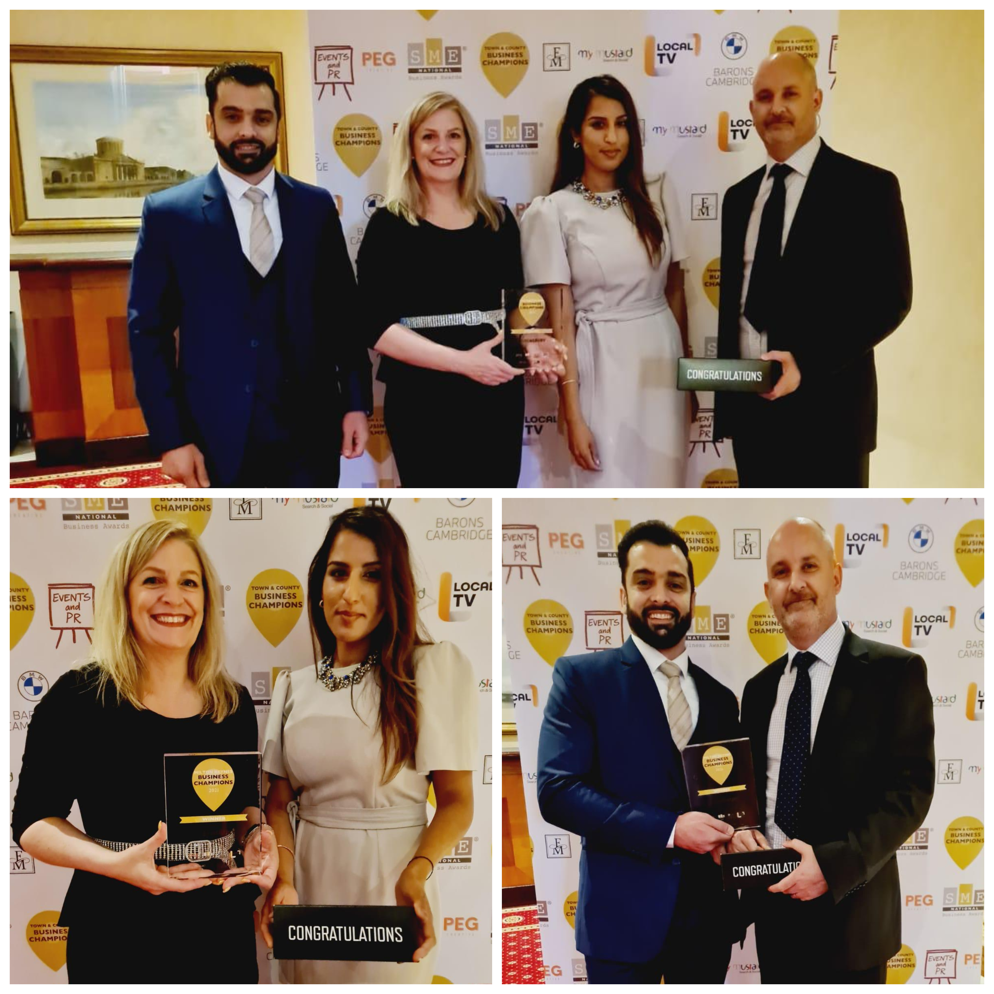 Queensbury won Town and County BUSINESS CHAMPIONS AWARDS 2021