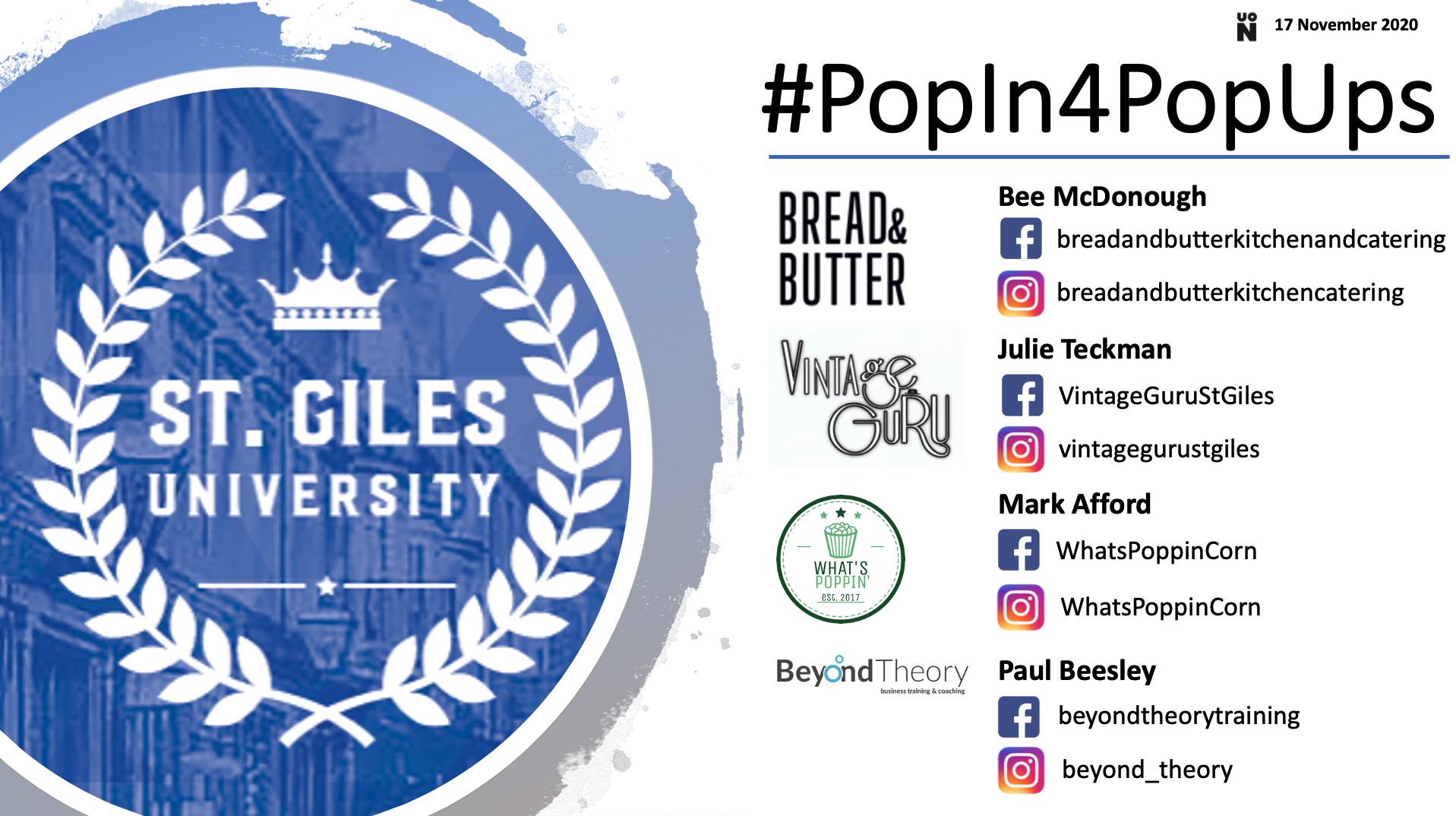 Beyond Theory supports tomorrow’s entrepreneurs - PopIn4PopUps 2020