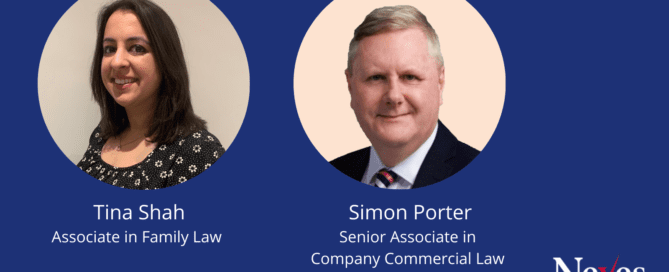 Tina Shah, Family Law Simon Porter, Company Commercial