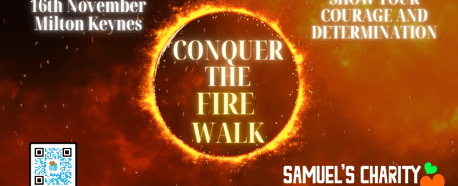 Fire Walk samuels charity