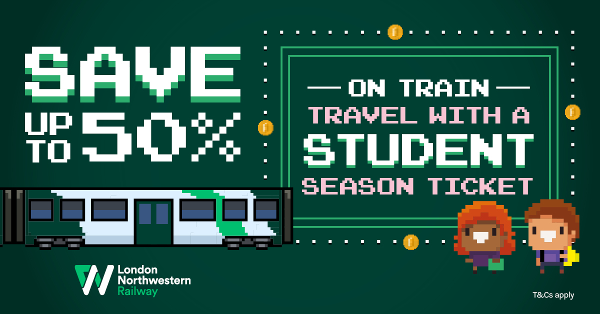 LNR_Student_Google_Pmax_1200x628_PRICE On Sale Soon! Students Save up to 50% on train travel for a whole term with London Northwestern Railway! | Northamptonshire Chamber of Commerce