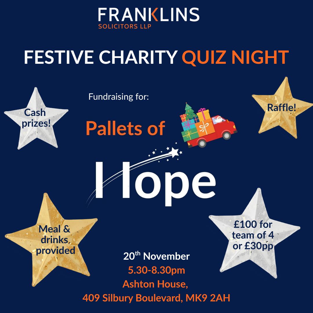 Limited Spaces Still Available for our Festive Fundraising Quiz! | Northamptonshire Chamber of Commerce