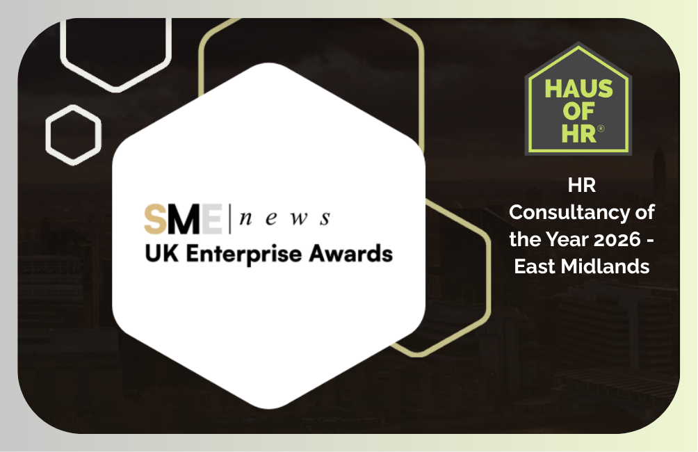 Haus of HR Named HR Consultancy of the Year 2026 – East Midlands | Northamptonshire Chamber of Commerce