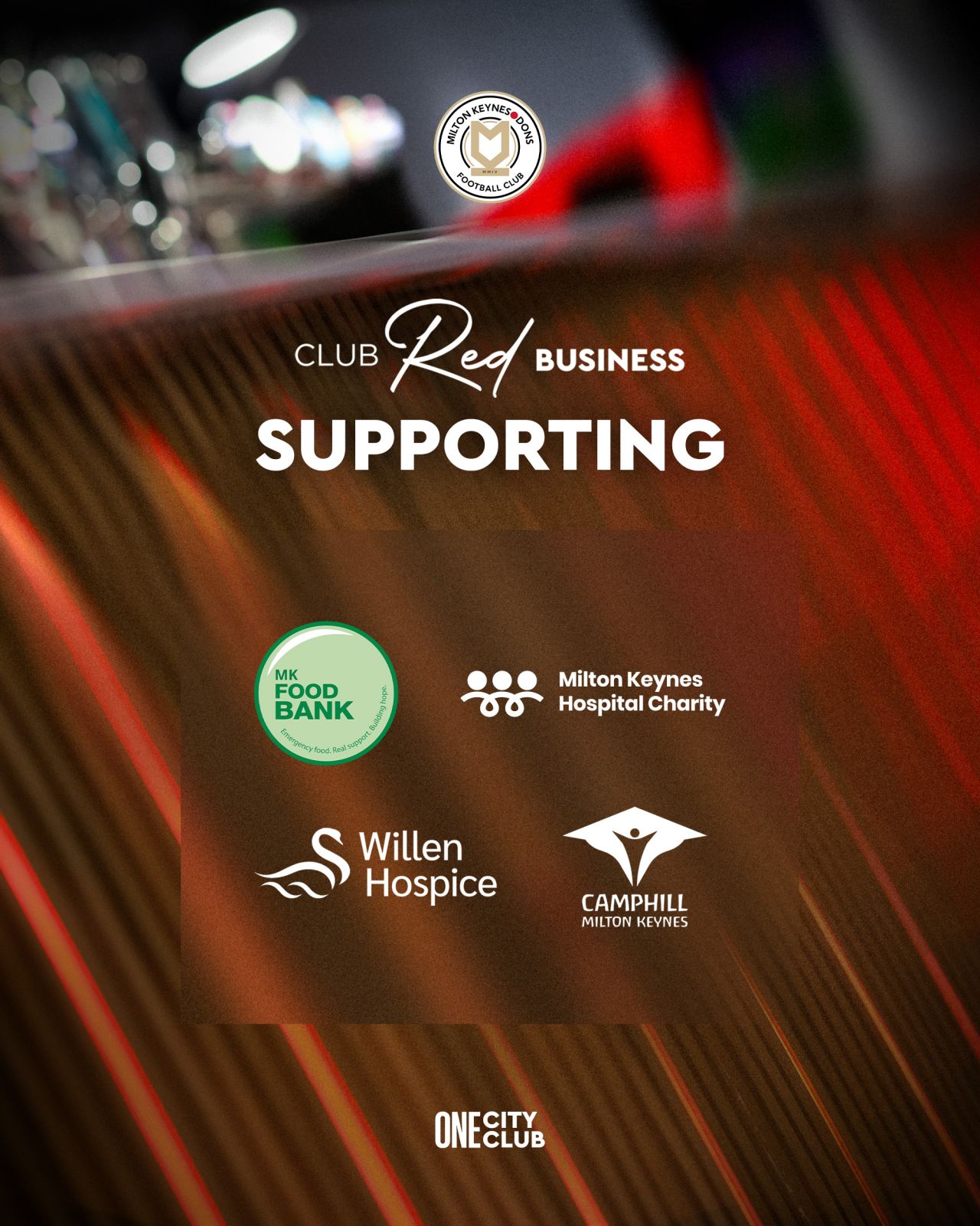 Support Charity With Club Red Business Package | Northamptonshire Chamber of Commerce